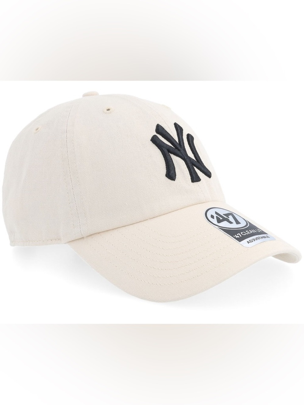 '47 brand MLB NewYork Yankees Cap in  Logo Clean Up Natural Adjustable - Picture 4 of 10